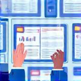 Illustration of managing digital screens